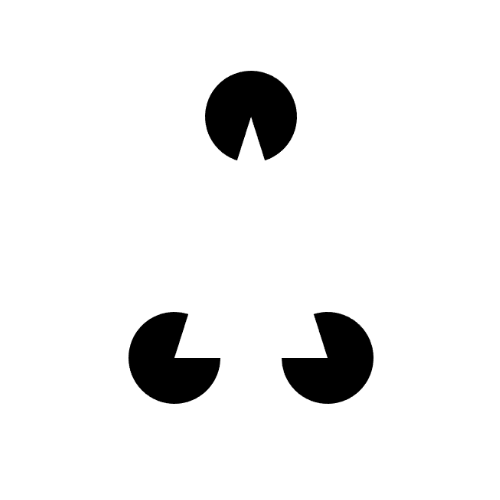 Kanizsa triangle