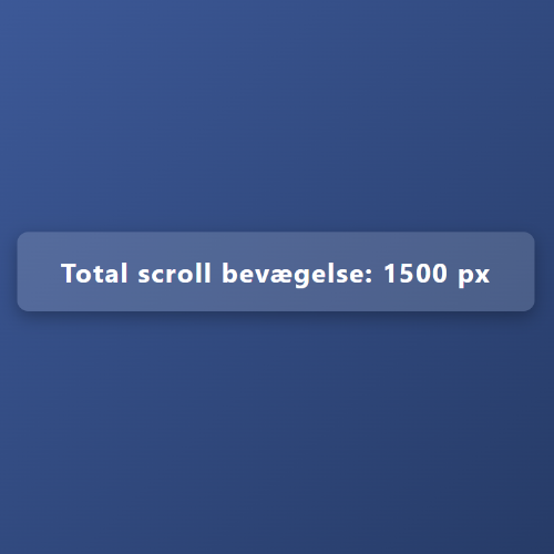 Infinity scroll