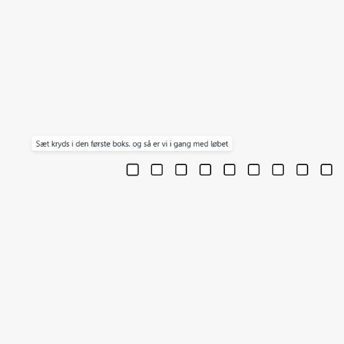 Checkbox race